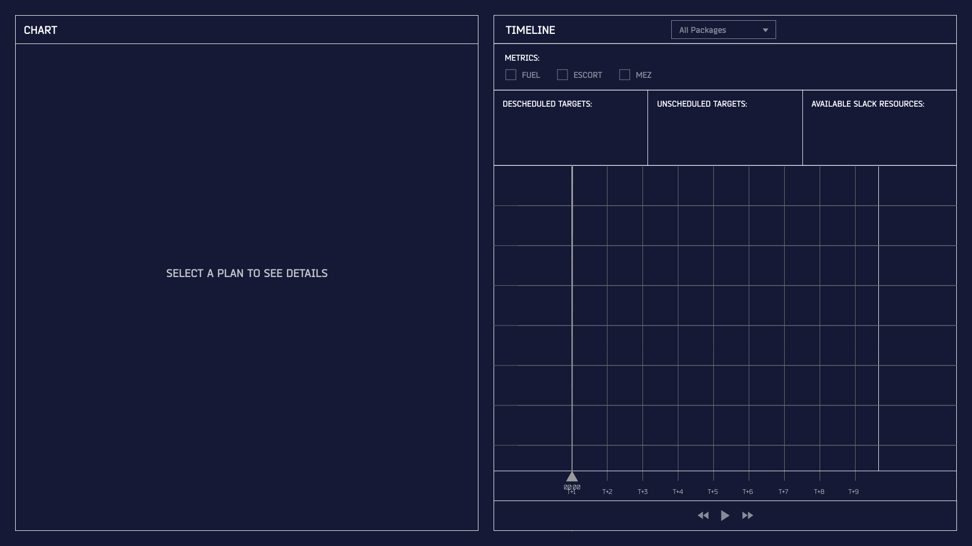 Second-monitor state before selecting a plan